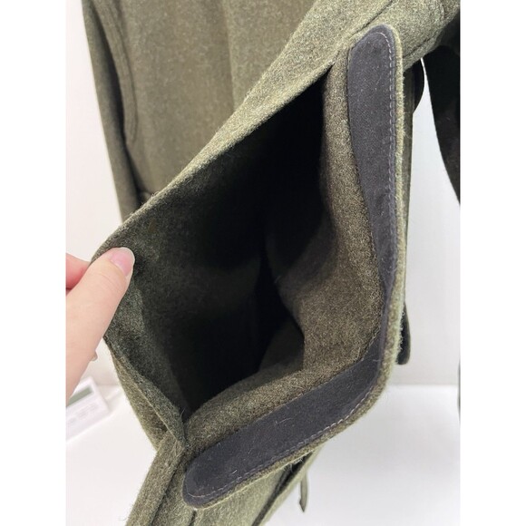 Filson Mackinaw Cruiser Wool Jacket Mens XL Long Forest Green Made in USA - Picture 10 of 11